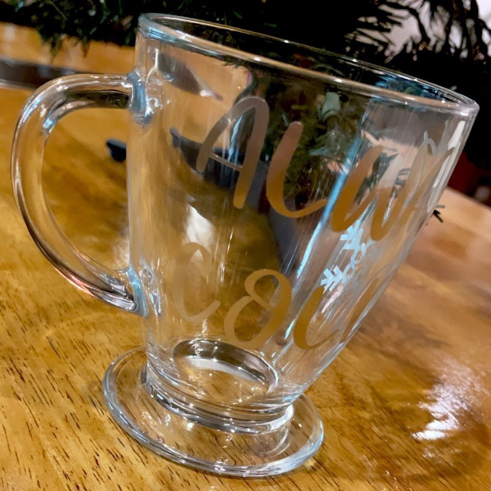 NWT Wool + Pepper Co. Always Cold Glass Mug